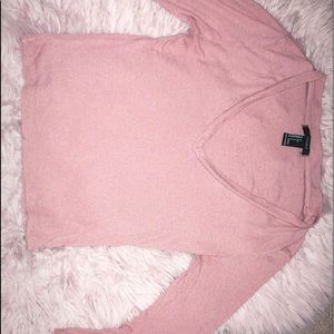 Half Sleeve Pink Crop Top